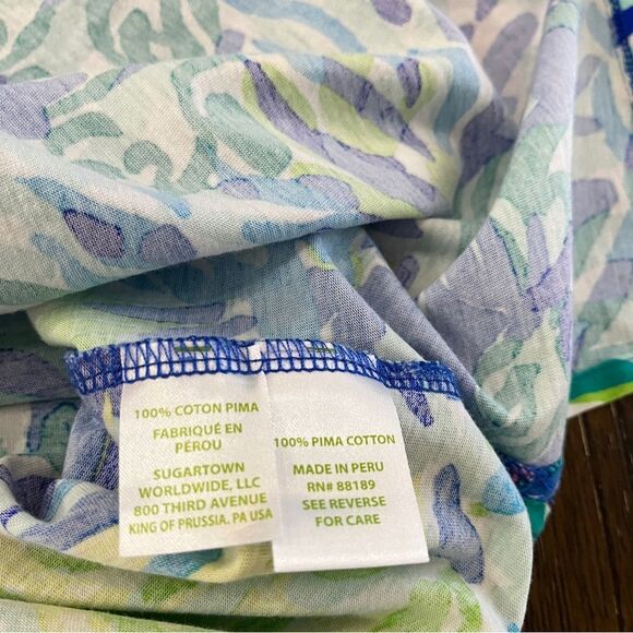 Lilly Pulitzer Riva Dress Brilliant Blue Wade & Sea Size Small Like New - Picture 11 of 13